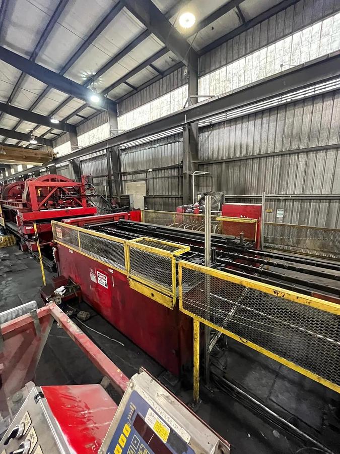Used 75" x .312" x 80,000# Red Bud Stretcher Leveler Cut to Length Line