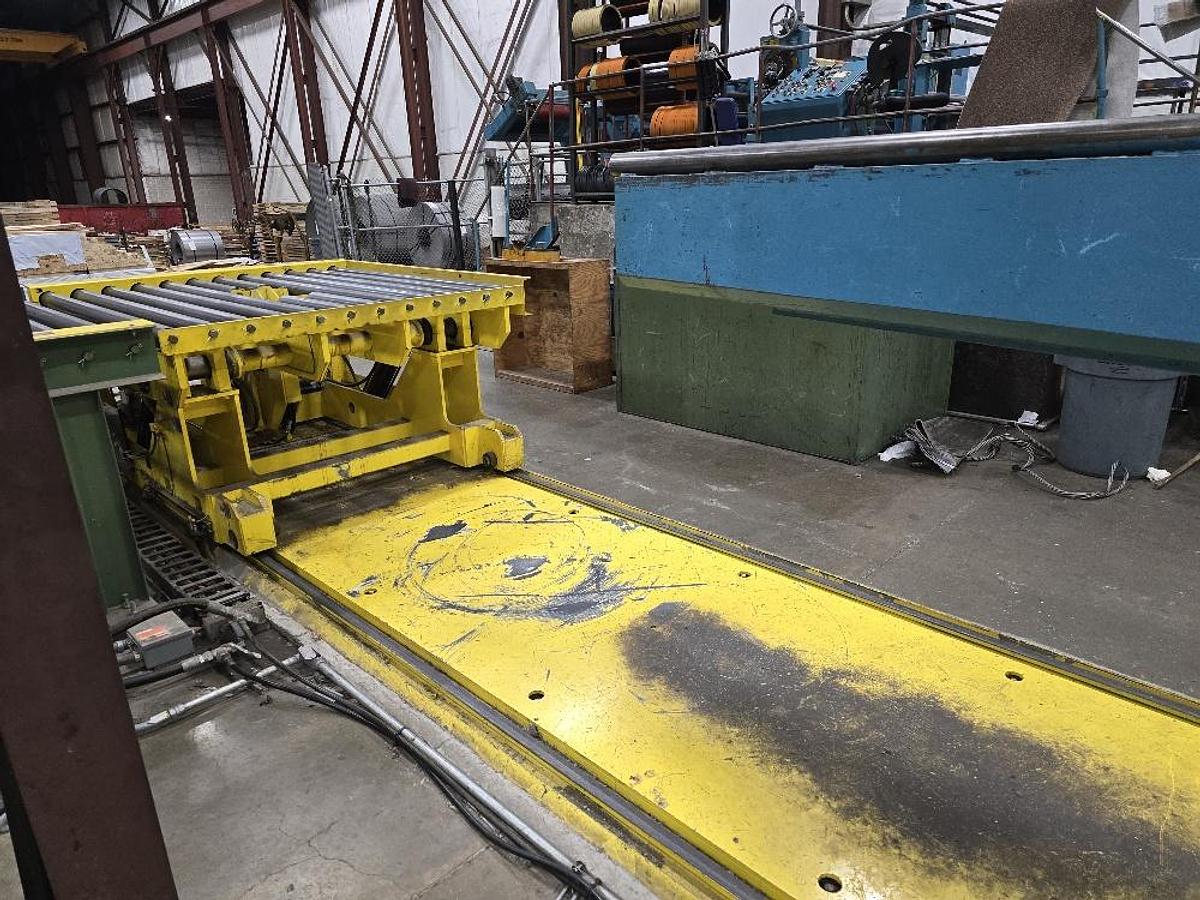 Used 72" x 12,000 Lb. Pomacon Banding Line