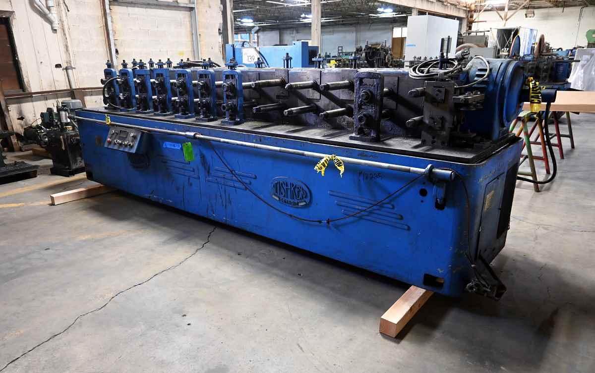 Used 12 Stand x 2” x 8” Tishken #12-MW-2 Rollformer
