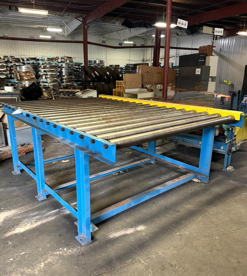 Used 84" W x 120" L Driven Conveyor, 10' Section
