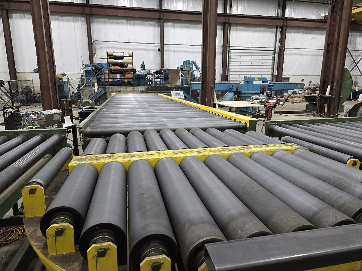 Used 72" x 12,000 Lb. Pomacon Banding Line