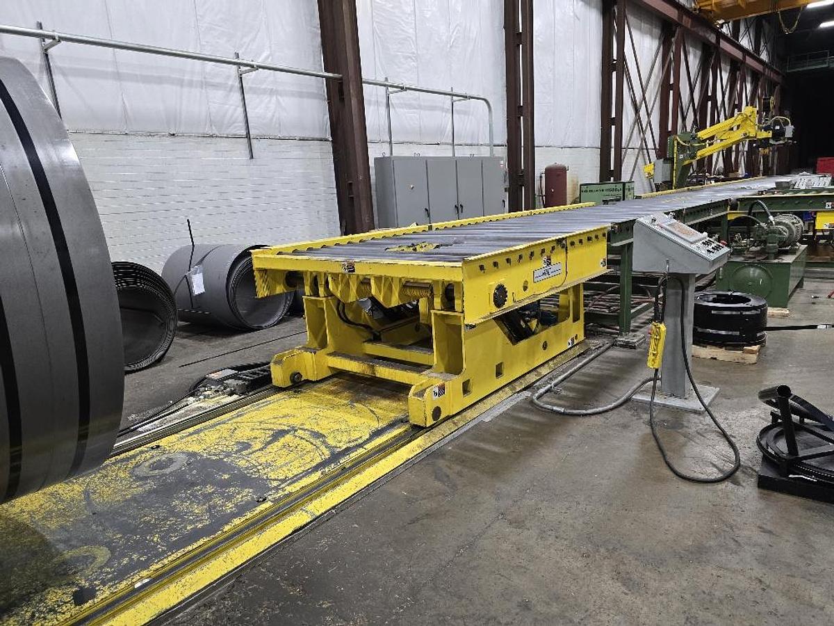 Used 72" x 12,000 Lb. Pomacon Banding Line