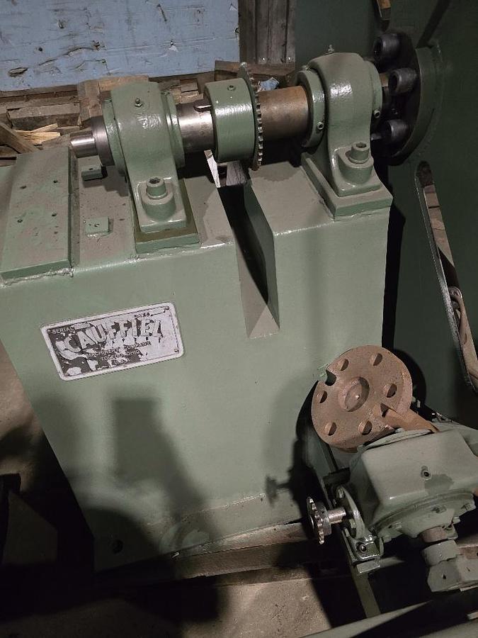 Used 12” Wide Scrap Winder With Oscillation Eye
