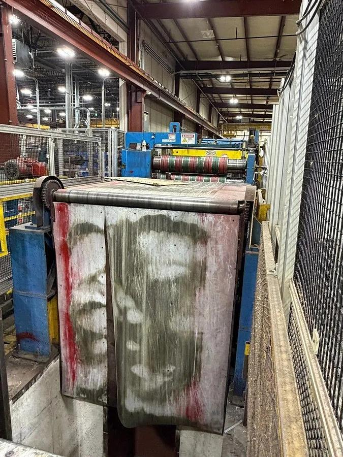 Used 54” x 0.187” x 40,000# Loopco Slitting Line