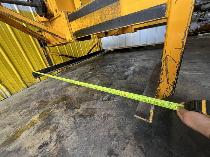 Used 10,000 LBS BISON MODEL #TSL10-2060SP ADJUSTABLE SHEET LIFTER