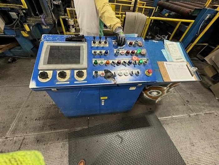 Used 60" x .250" x 50,000lbs Pro Eco Slitting Line