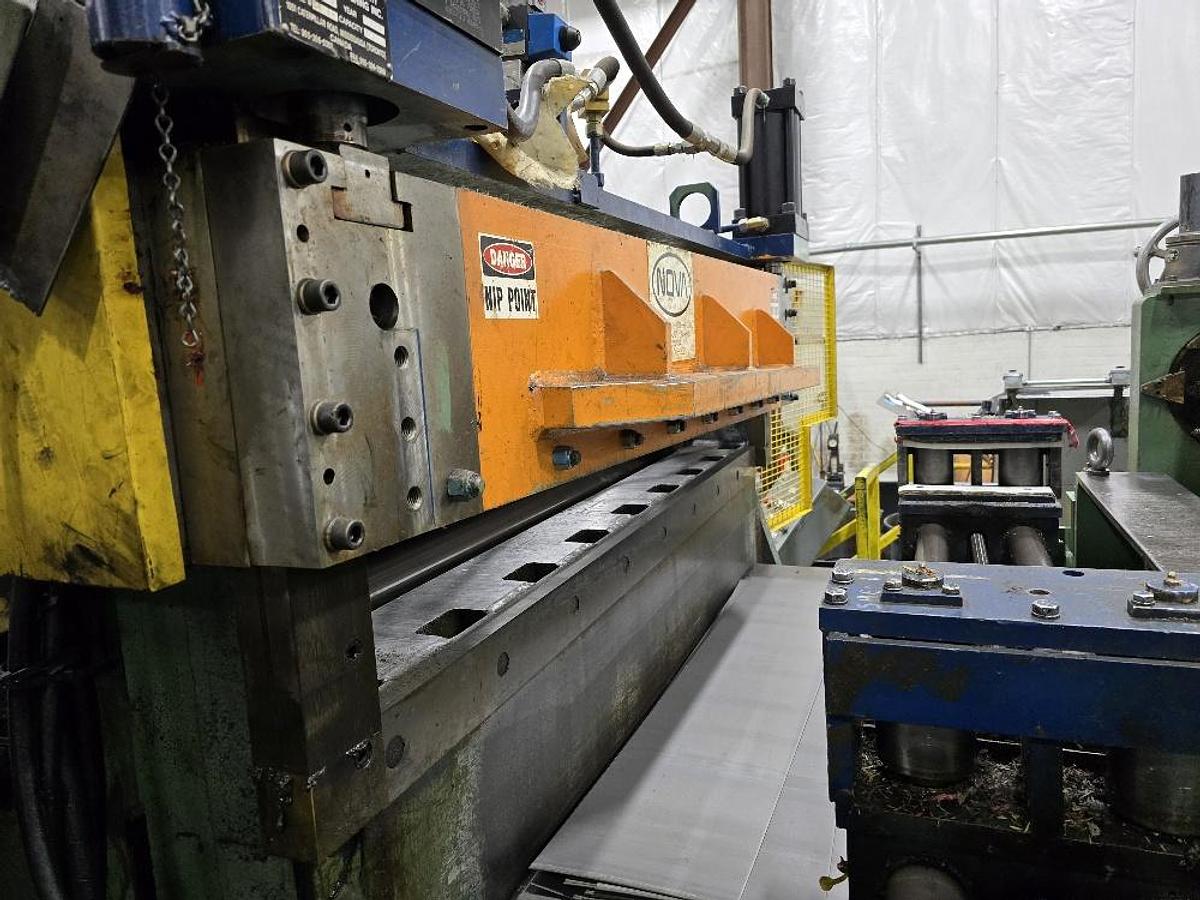 Used 60” X 50,000 Lb Loopco Slitting Line