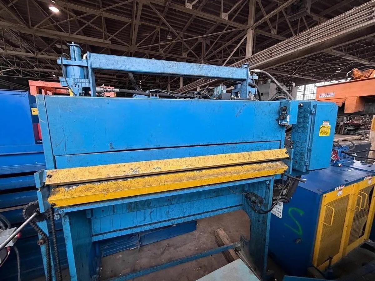 Used 60” x .075” x 50,000 Lb. Red Bud Cut To Length Line