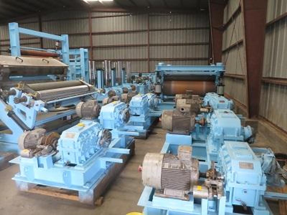 Used 62” (1574 mm) Refurbished 2-Coat Coil Coating Line With Brand New Components