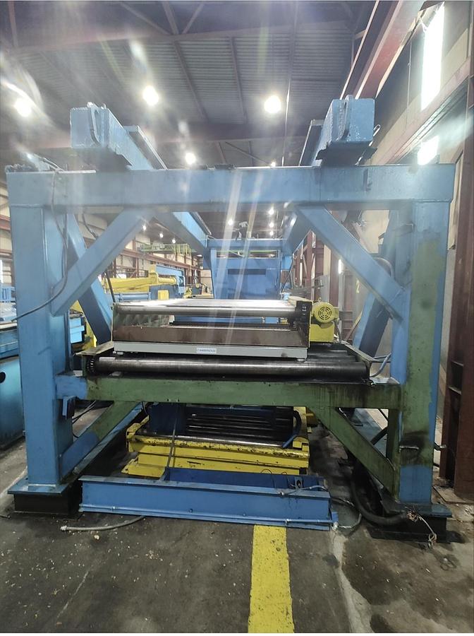 Used Loopco Model 160 Slitting Line, 7-1/2” Arbors, 1,500 FPM