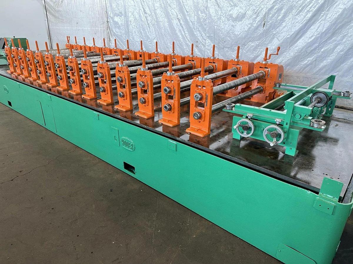 Used 14 Stand x 3” Arbor x 48” Yoder Rollformer
