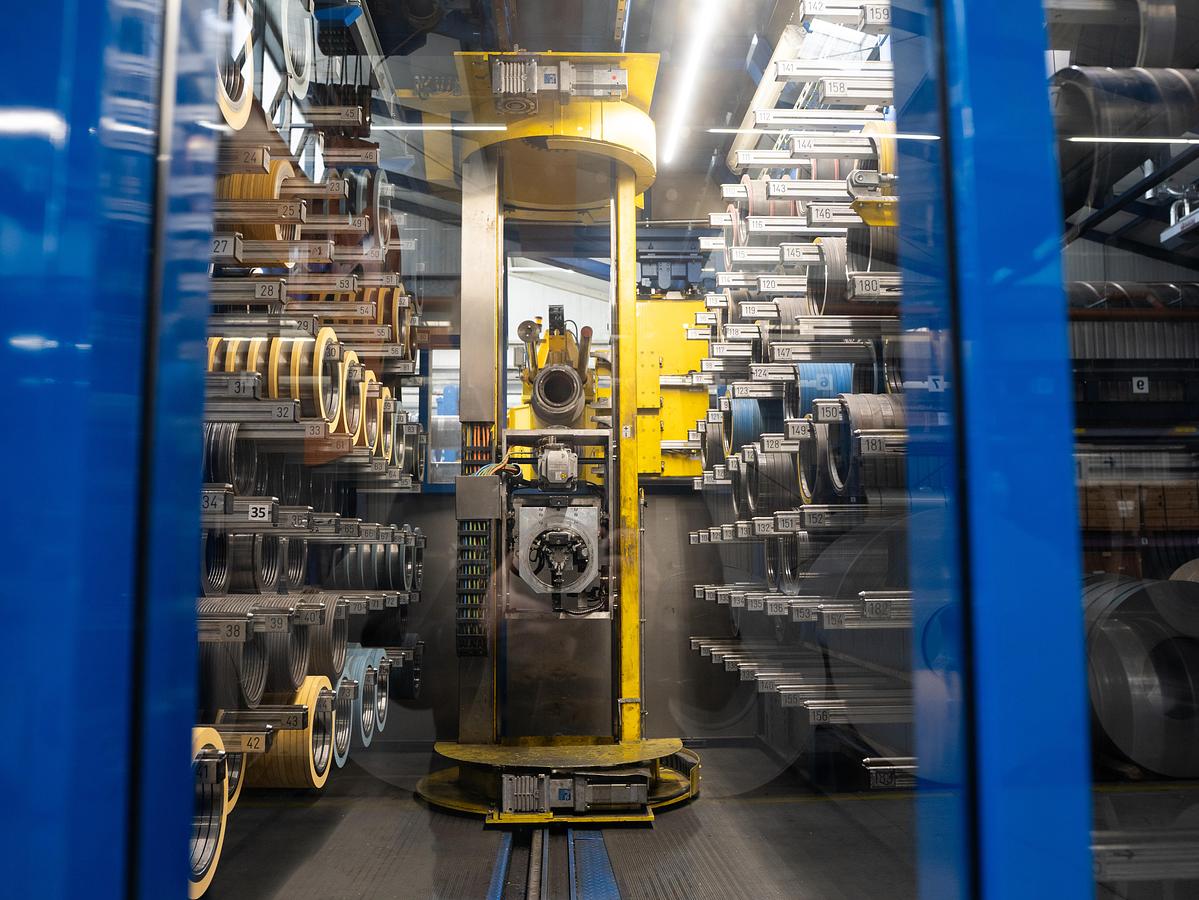 Used 65” x .098” Stainless Steel Slitting Line