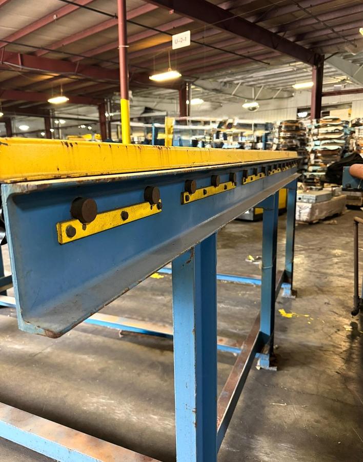 Used 84" W x 120" L Driven Conveyor, 10' Section