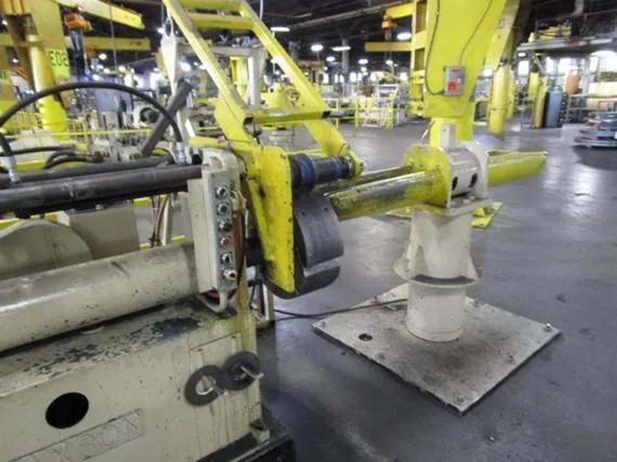 Used 6" WIDE X .040" - .250" COIL TO COIL EDGING LINE