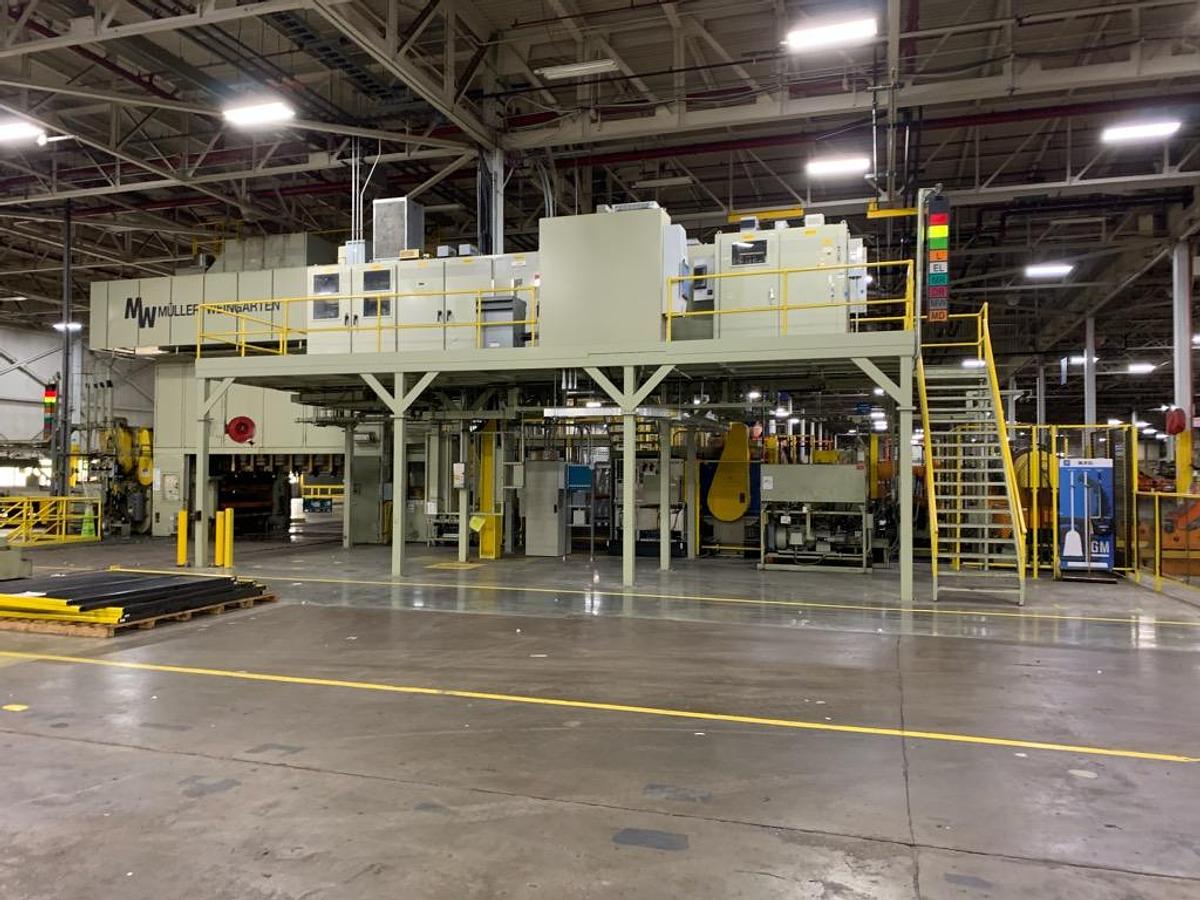 Used 1500 Ton Mueller Weingarten Progressive Press