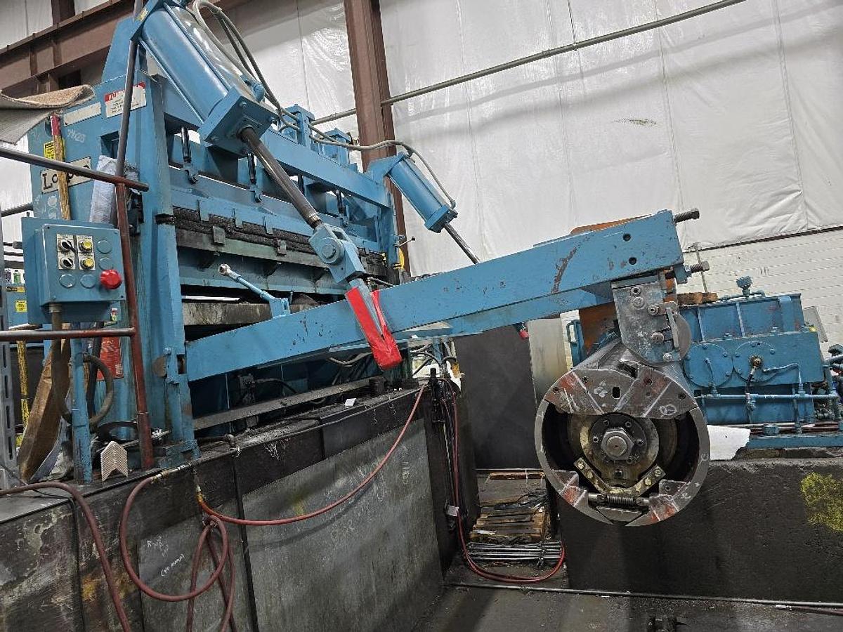 Used 72” X 50,000 Lb Loopco Slitting Line