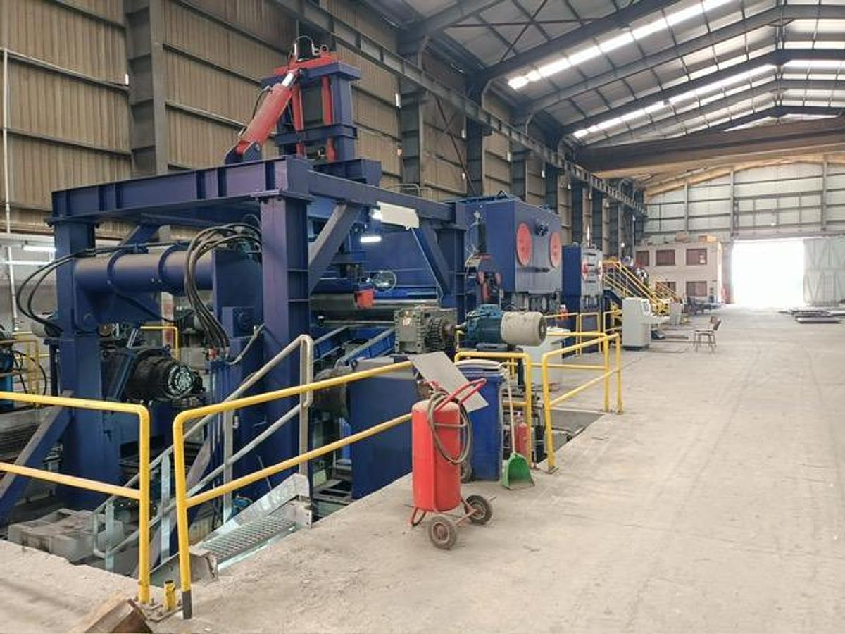 Used 2500mm x 25mm x 80,000 Lb Cut to Length Line