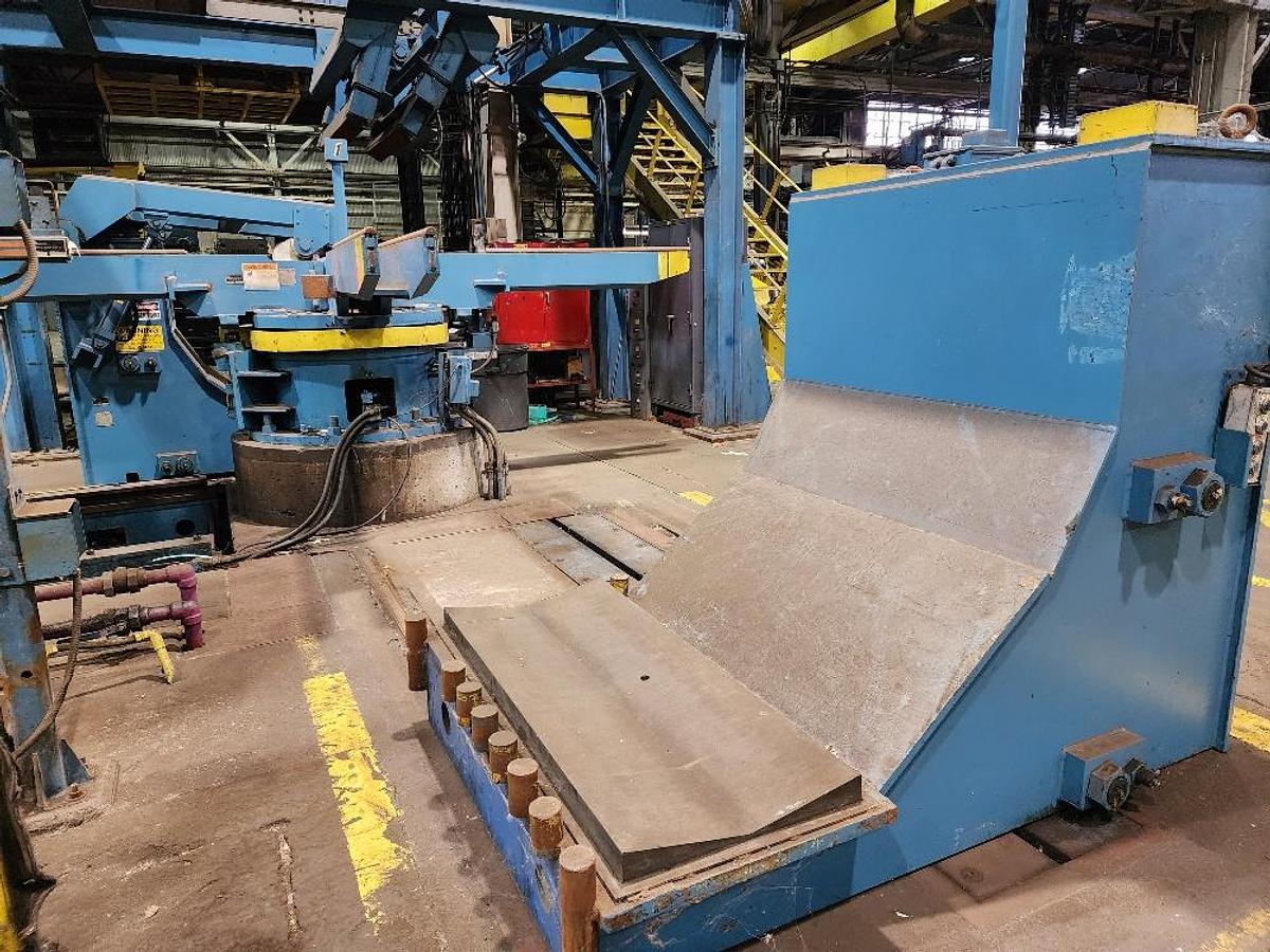 Used 52” x .100” x 35,000 Lb. Stamco Double-Loop Slitting Line