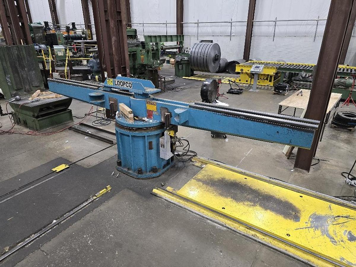 Used 72” X 50,000 Lb Loopco Slitting Line