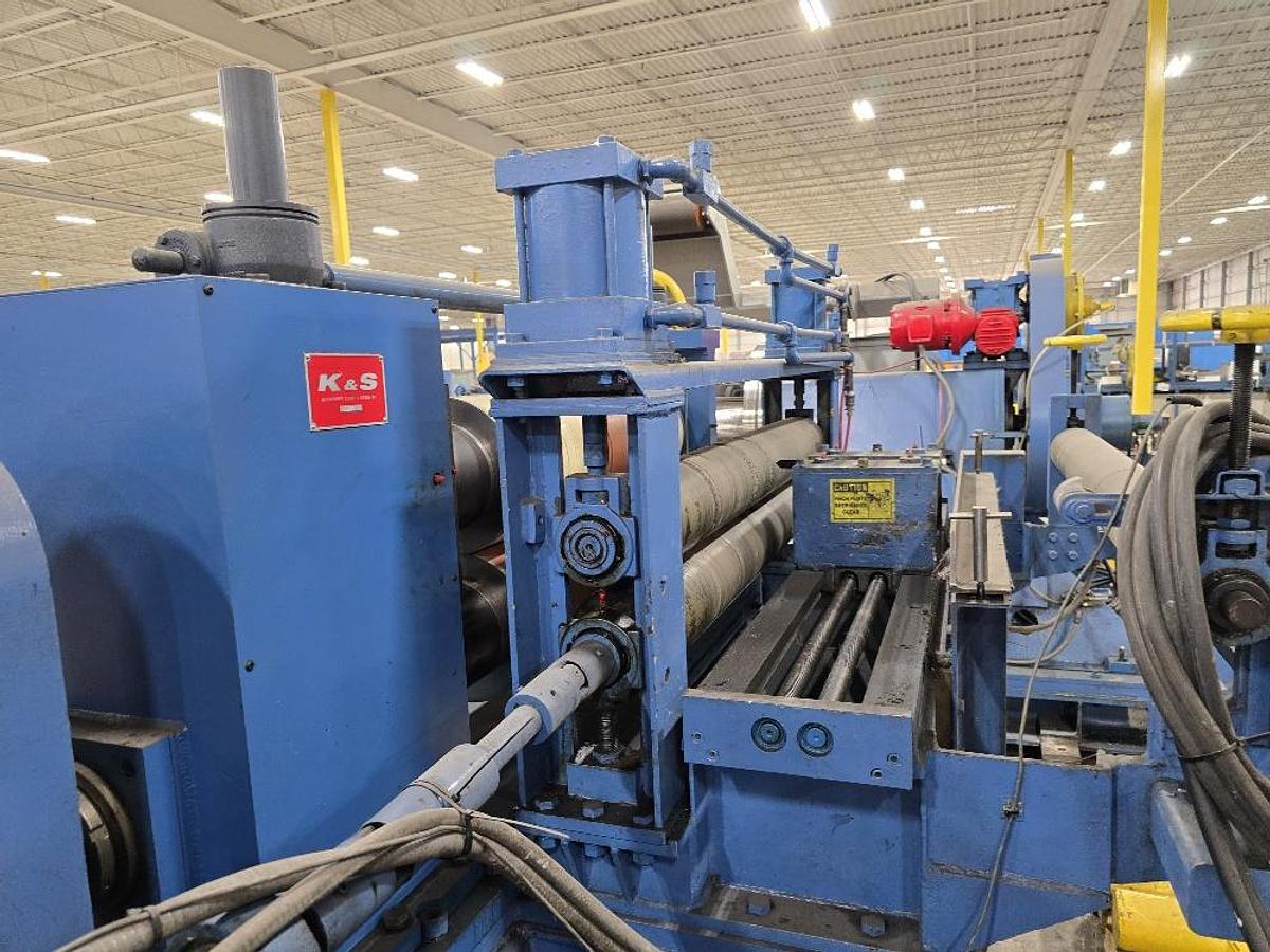 Used 30” x .125” x 10,000# Rex Slitting Line