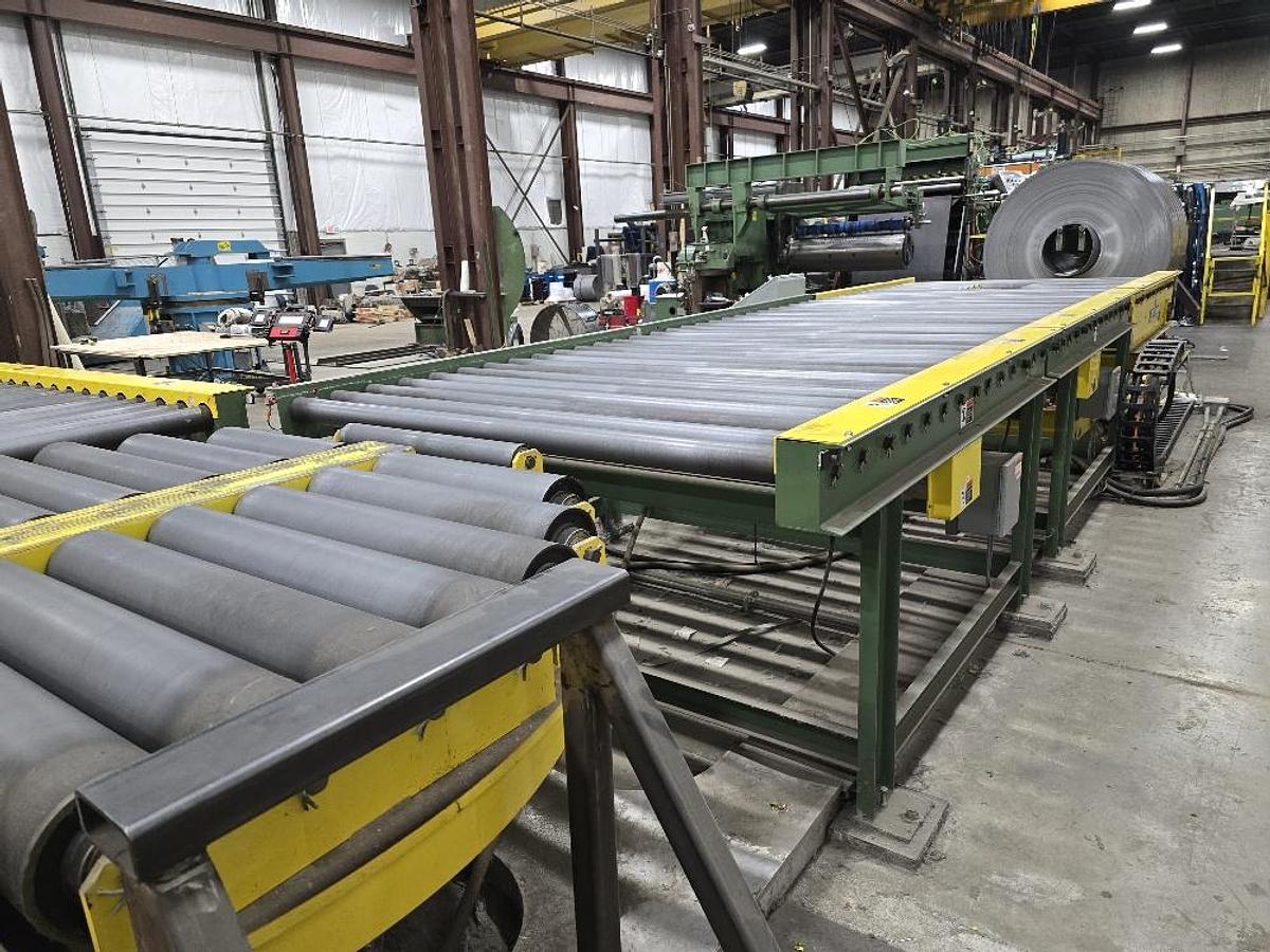 Used 72" x 12,000 Lb. Pomacon Banding Line