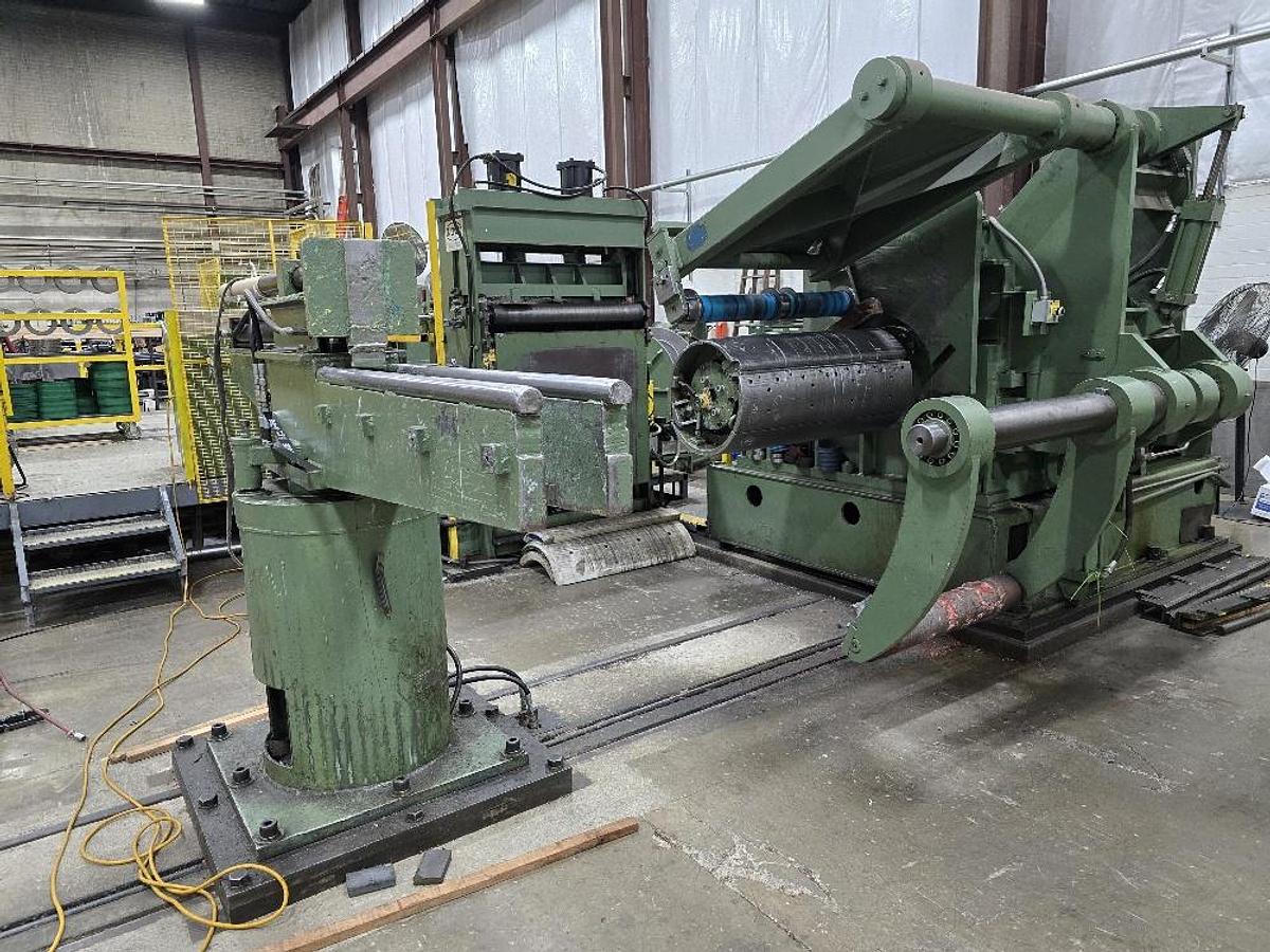 Used 36” x 30,000 lb Nova Slitting Line