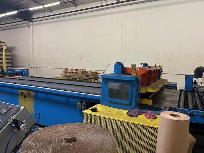 Used 60" Herr-Voss / Rowe Corrective Leveler Cut-To-Length Line