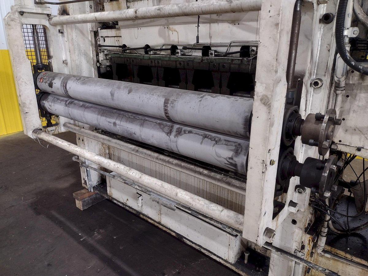 Used 60" WIDE X .064" MAUST MODEL #60x1-1/4 17-ROLL 6-HIGH BACKED UP PRECISION LEVELER
