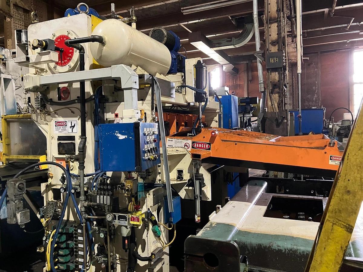 Used 48” x 0.125” x 50,000 Lbs Automatic Feed Company Feed Line