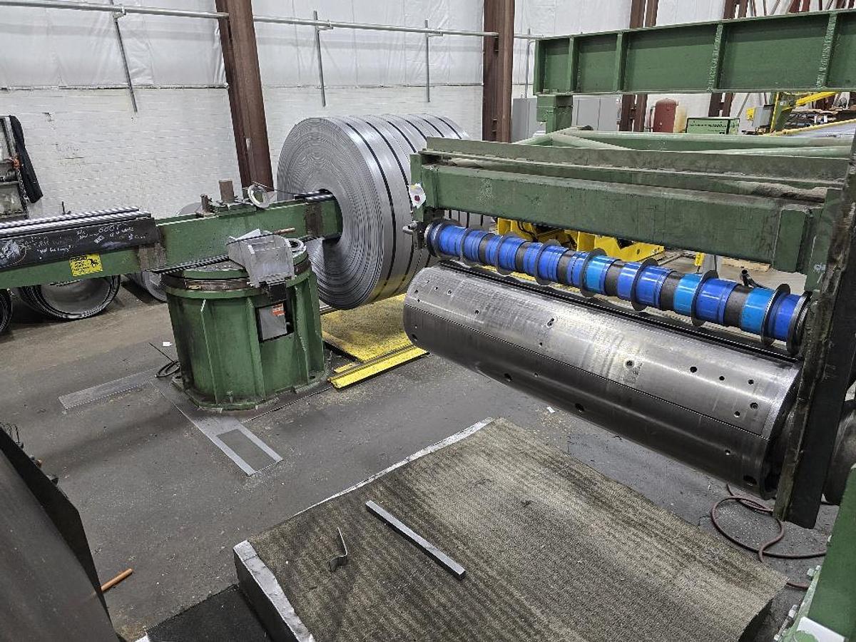 Used 60” X 50,000 Lb Loopco Slitting Line
