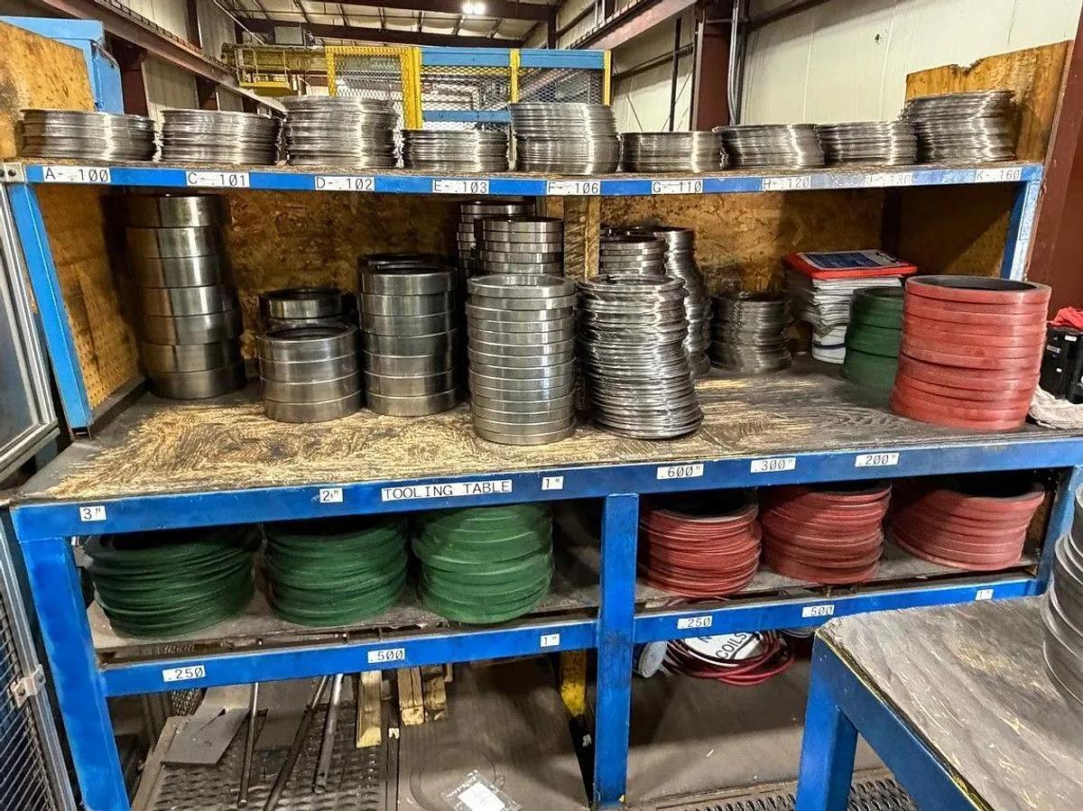 Used 54” x 0.187” x 40,000# Loopco Slitting Line