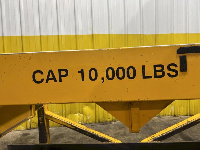 Used 10,000 LBS BISON MODEL #TSL10-2060SP ADJUSTABLE SHEET LIFTER