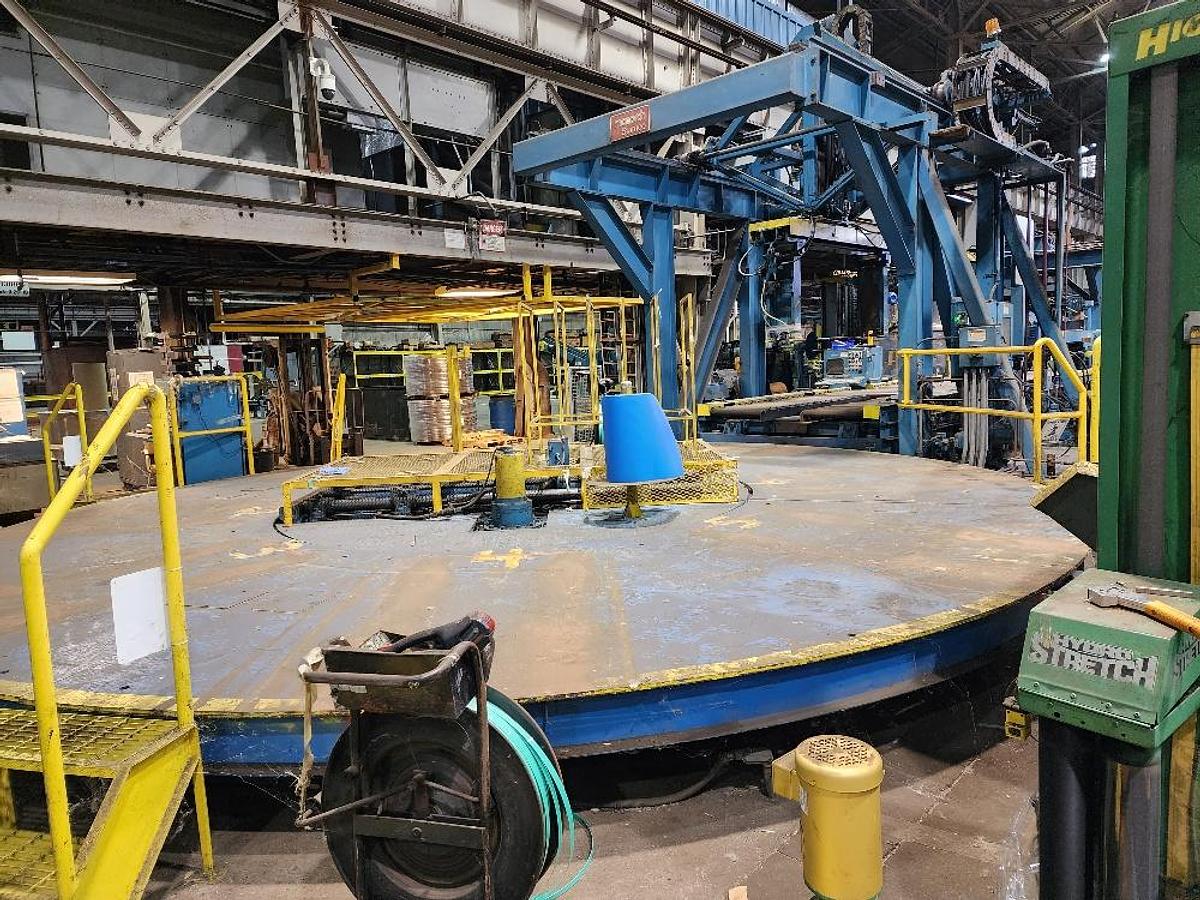 Used 72" OD x 10,000 Lbs. Stamco Banding Line