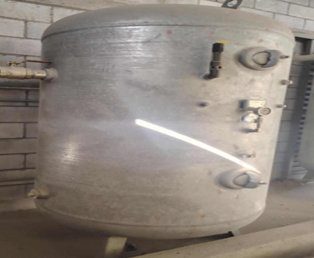 Used 528 Gallon OKS Air Receiver Tank (2000 Liters)
