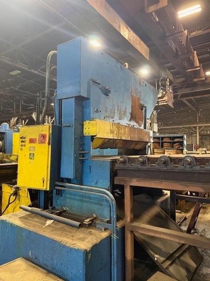 Used 60" x 1/2" x 60,000Lb Braner/Yoder Slitting Line