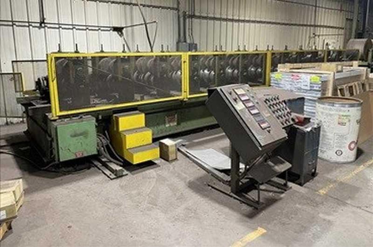 Used 30" x 4" 12 Stand Bradbury Rollforming Line