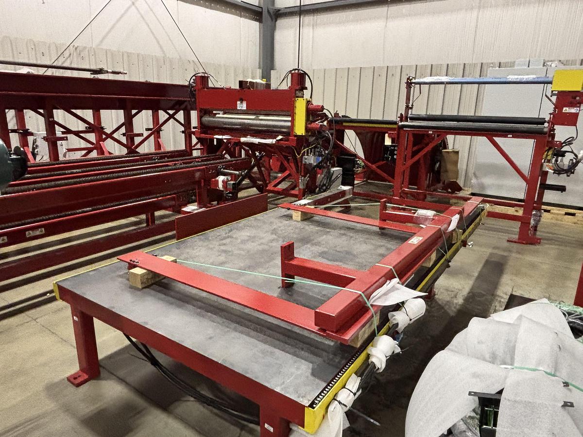 Used 63” X 0.079” Red Bud Cut-to-Length Line