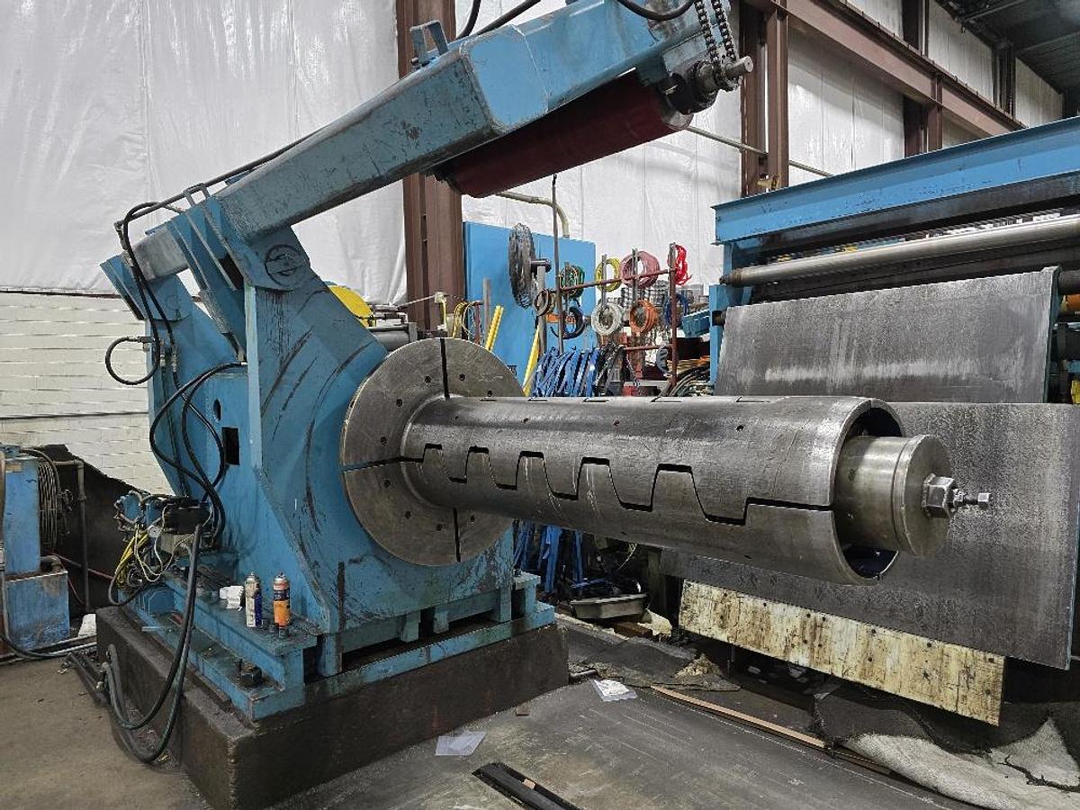 Used 72” X 50,000 Lb Loopco Slitting Line