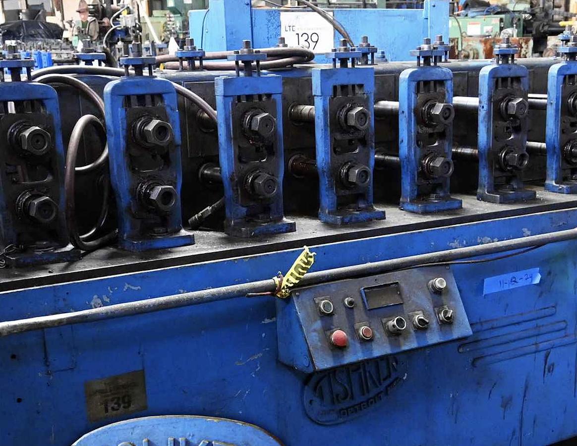 Used 12 Stand x 2” x 8” Tishken #12-MW-2 Rollformer