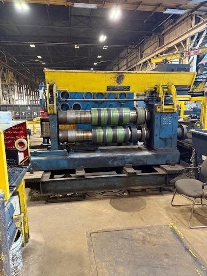 Used 60" x .250" x 50,000Lb Pro-Eco Slitting Line