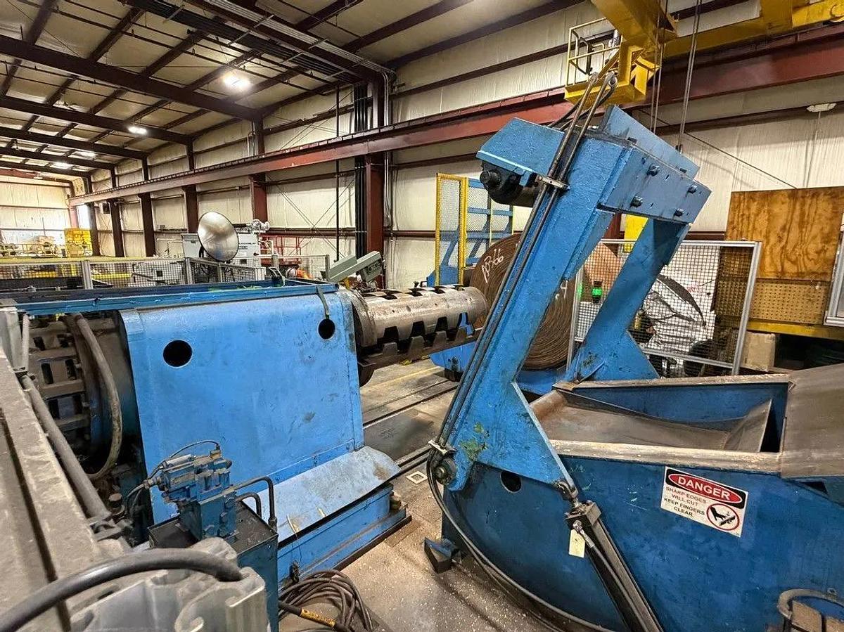 Used 54” x 0.187” x 40,000# Loopco Slitting Line