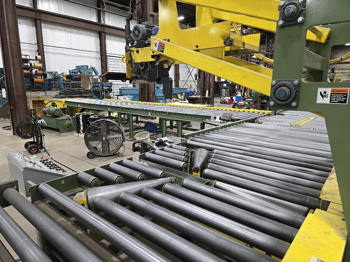 Used 72" x 12,000 Lb. Pomacon Banding Line