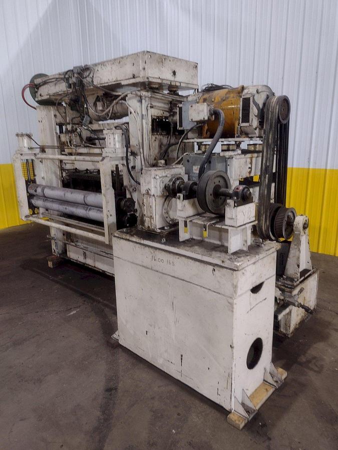 Used 60" WIDE X .064" MAUST MODEL #60x1-1/4 17-ROLL 6-HIGH BACKED UP PRECISION LEVELER