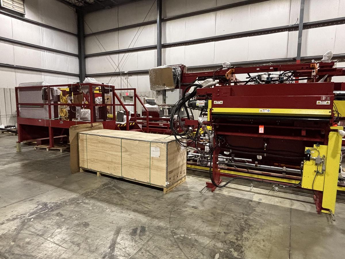 Used 63” X 0.079” Red Bud Cut-to-Length Line