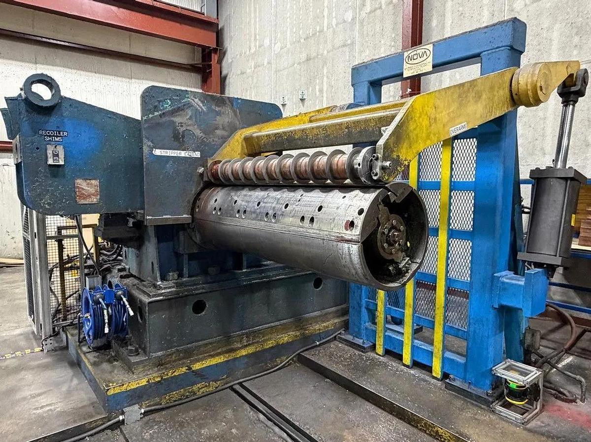 Used 54” x 0.187” x 40,000# Loopco Slitting Line