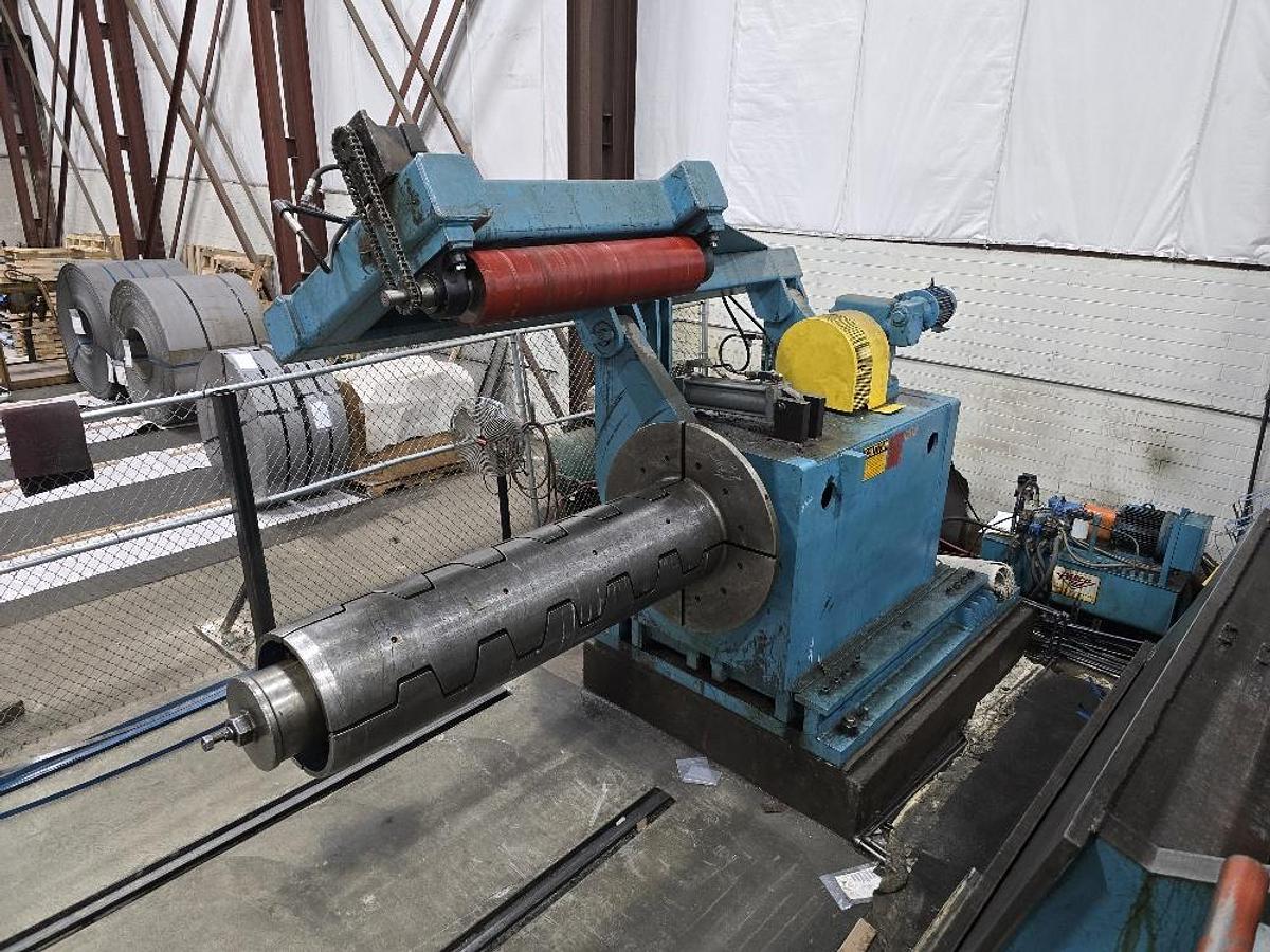 Used 72” X 50,000 Lb Loopco Slitting Line