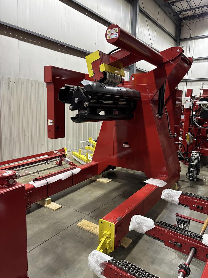 Used 63” X 0.079” Red Bud Cut-to-Length Line