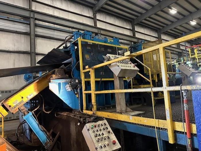 Used 72” x 0.625” x 70,000 lb Pro-Eco Heavy Gauge Injector Head Slitting & Packaging Line