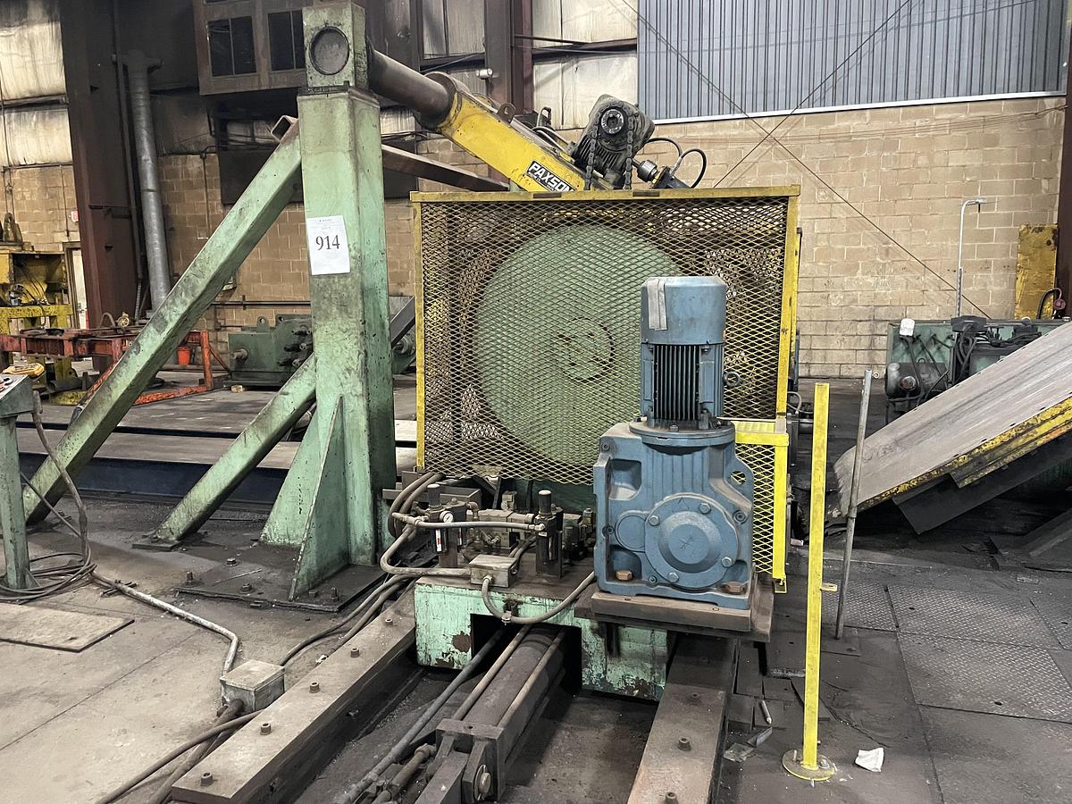 Used 72" x 1/2" x 44,000lb Bradbury/Paxson Cut-To-Length Line