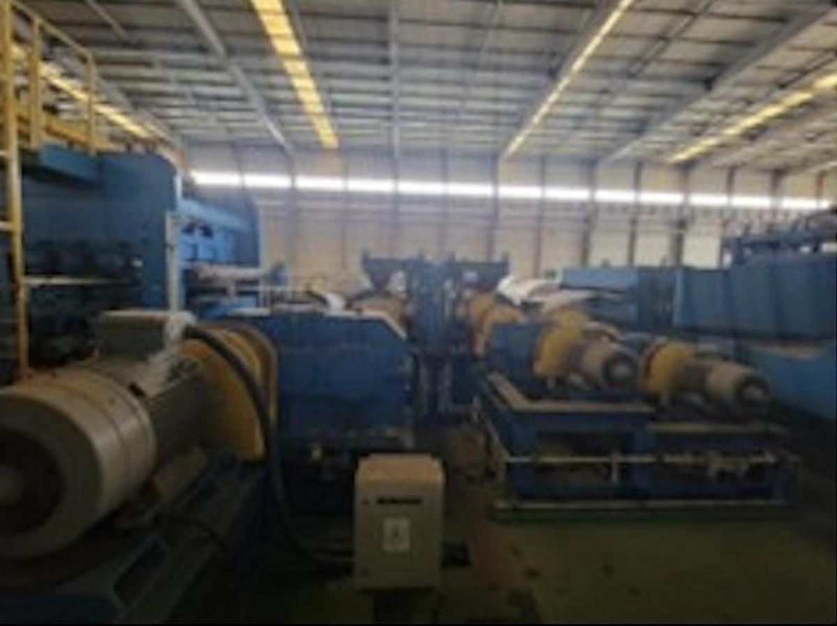 Used 63” x 0.079” x 28,000 Lb Tension Leveling Line